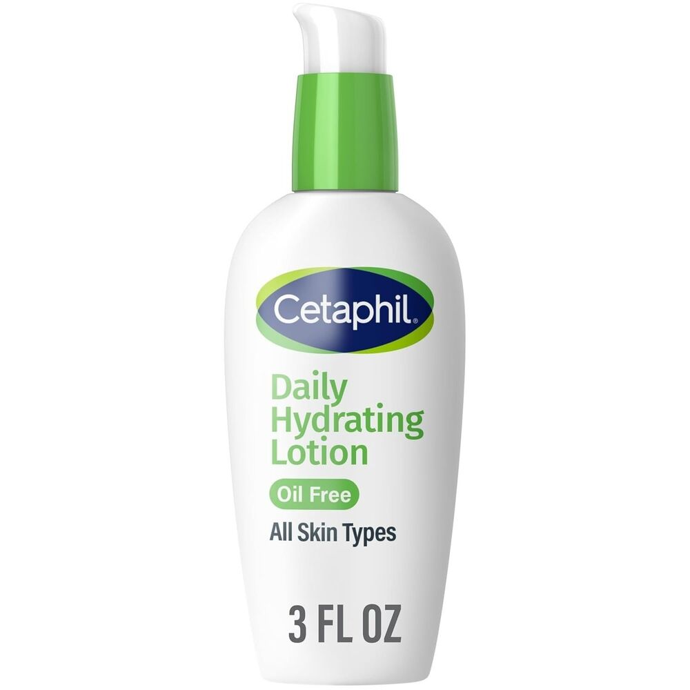 Cetaphil Daily Hydrating Face Lotion Hyaluronic Acid Oil Free 3oz Moisturizer